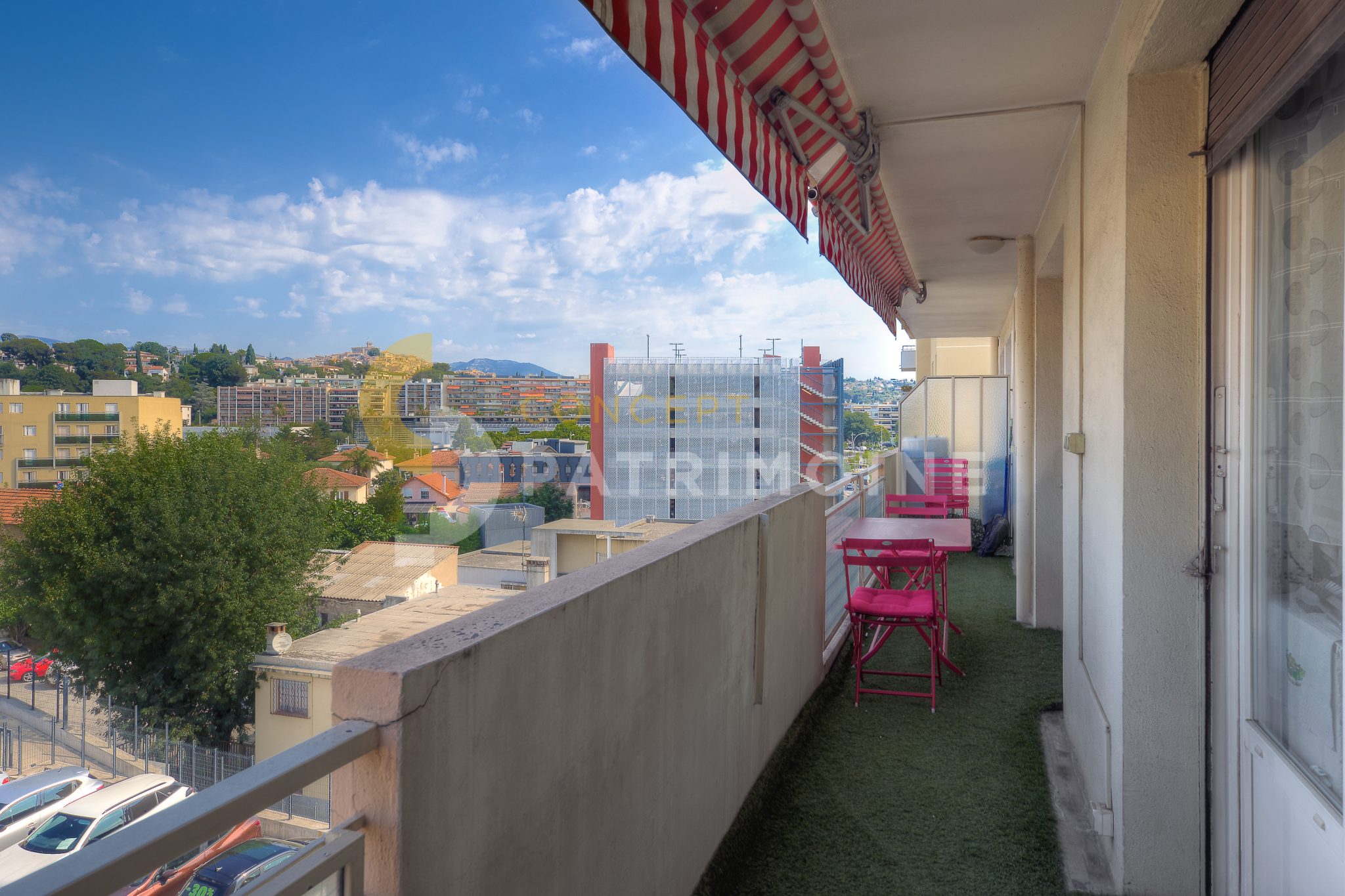 À vendre – 4 pièces lumineux avec balcons et cave – Cagnes-sur-Mer